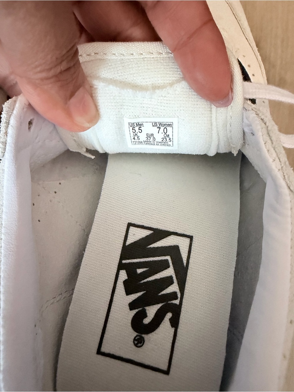 Vans Women’s Super Lowpro Suede Sneakers with Black Stripe - Picture 11 of 12